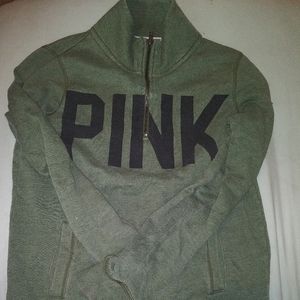 VS Pink quarter zip